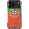 Portugal Flag Distressed iPhone 17 Pro Max Clear Case
